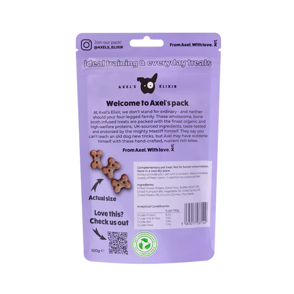 Axels Elixir Broth Bites - Beefy Buffalo