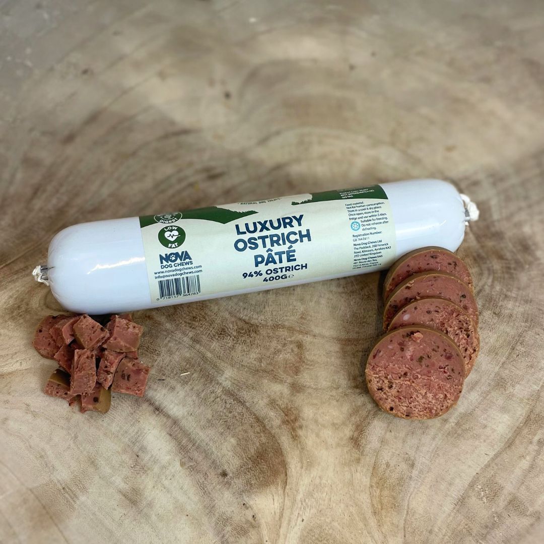 Nova Dog Chews - Ostrich Pate