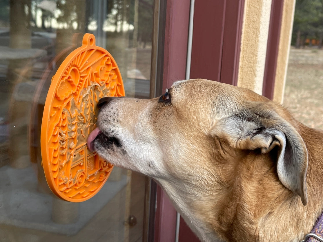 Camp Emat Enrichment Lick Mat with Suction Cups