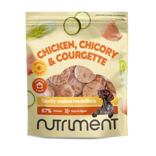 Nutriment Fresh Cooked Chicken, Chicory & Courgette Medallions