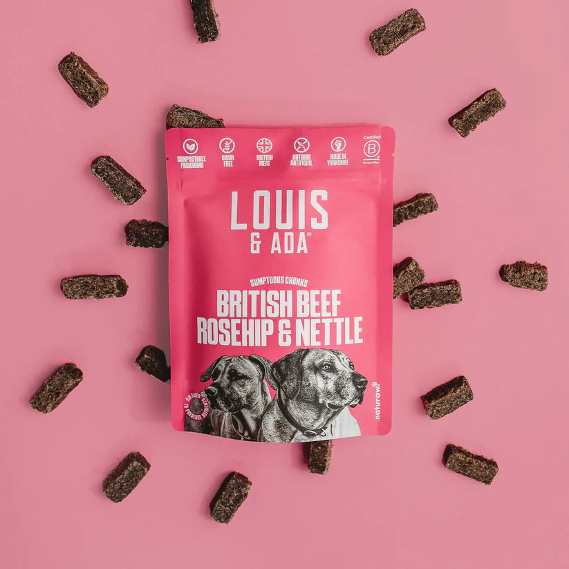 Louise & Ada: Beef, Rosehip & Nettle Bites